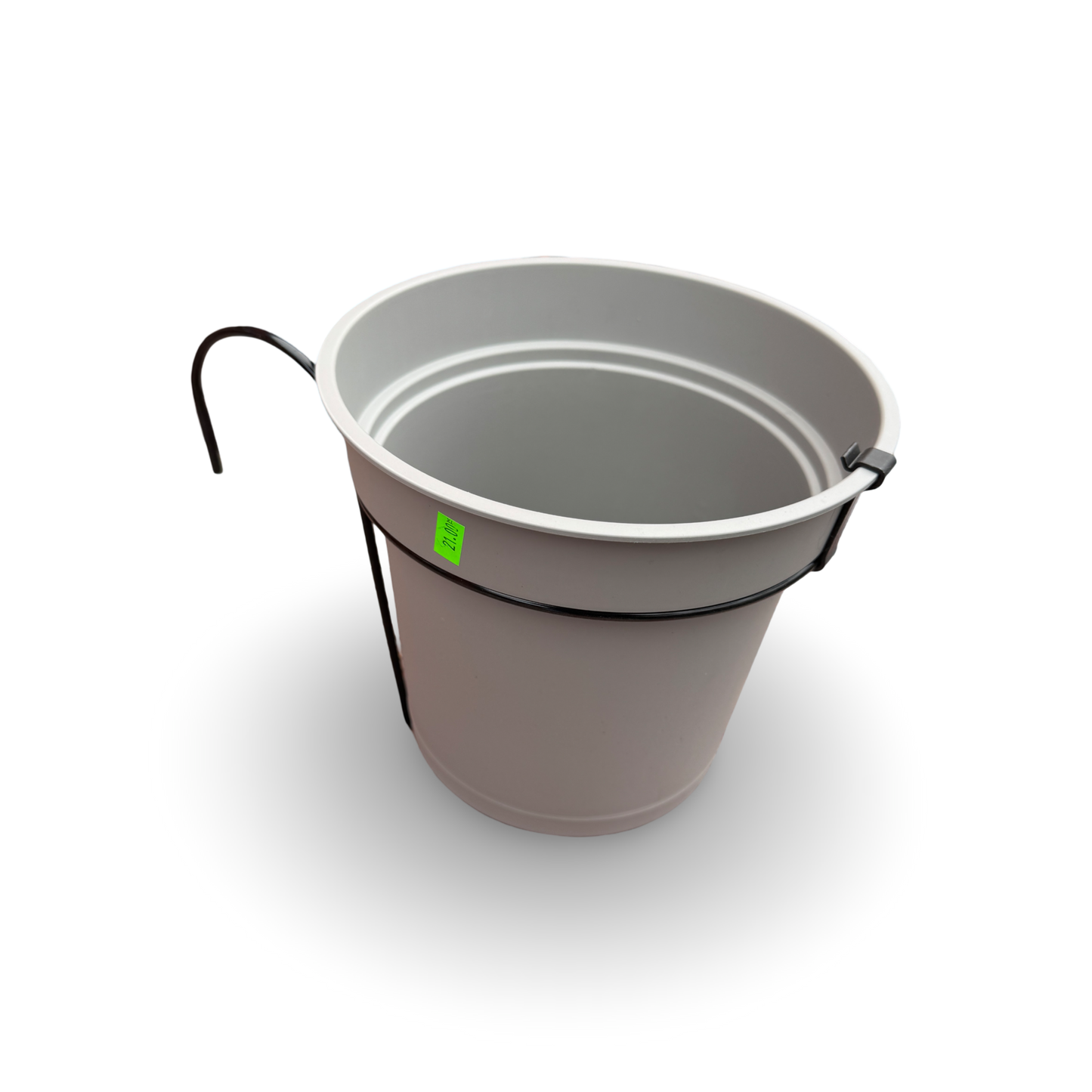 Multi-Color Round Hanging Pot – 8" with Coaster