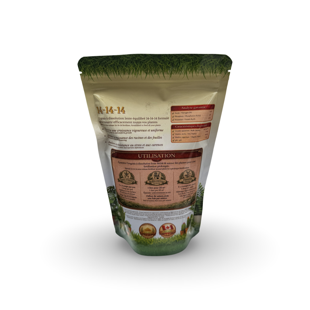 Slow Release Fertilizer 14-14-14 - Chez Michel (400g)
