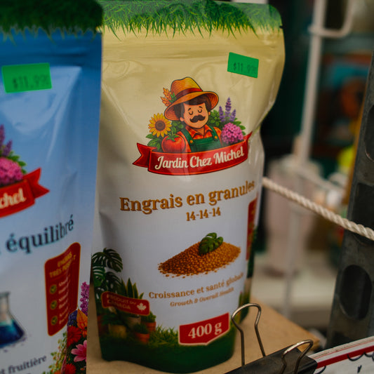 Slow Release Fertilizer 14-14-14 - Chez Michel (400g)