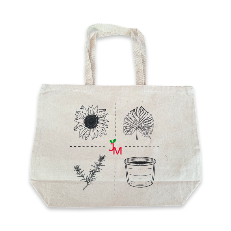 "Tote bag" Jardin Chez Michel (large format)
