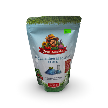 Engrais 20-20-20 - Jardin Chez Michel (400g)