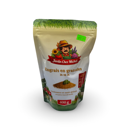 Slow Release Fertilizer 14-14-14 - Chez Michel (400g)