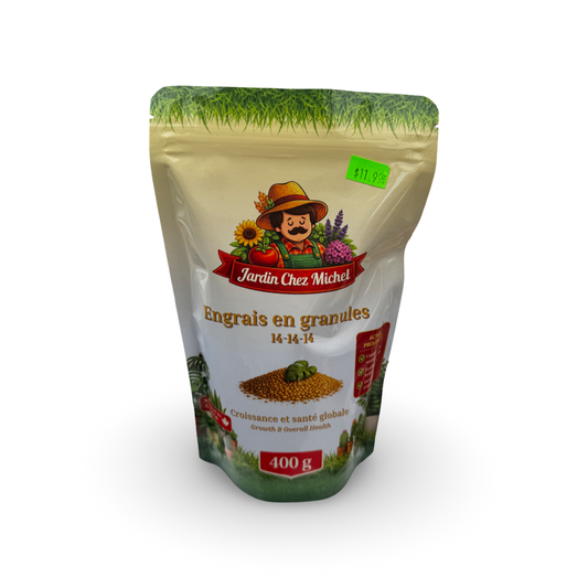 Slow Release Fertilizer 14-14-14 - Chez Michel (400g)