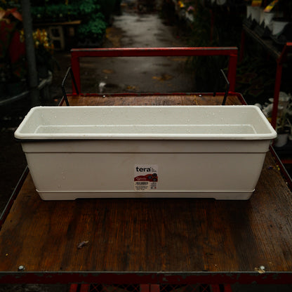 Terra Plast Recycled Plastic Planter with Hooks (19")