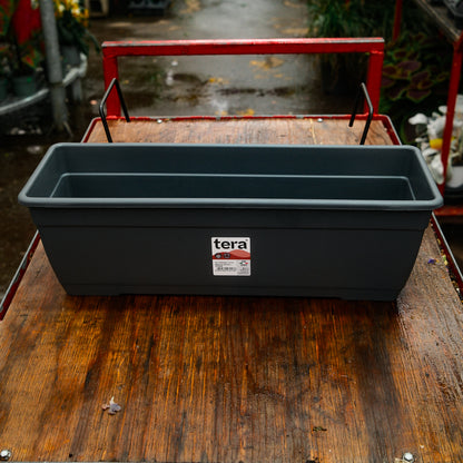Terra Plast Recycled Plastic Planter with Hooks (19")