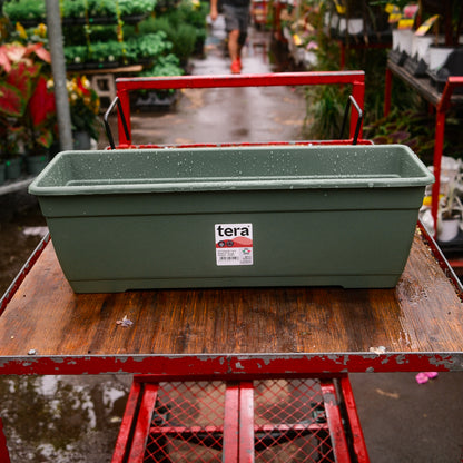 Terra Plast Recycled Plastic Planter with Hooks (19")